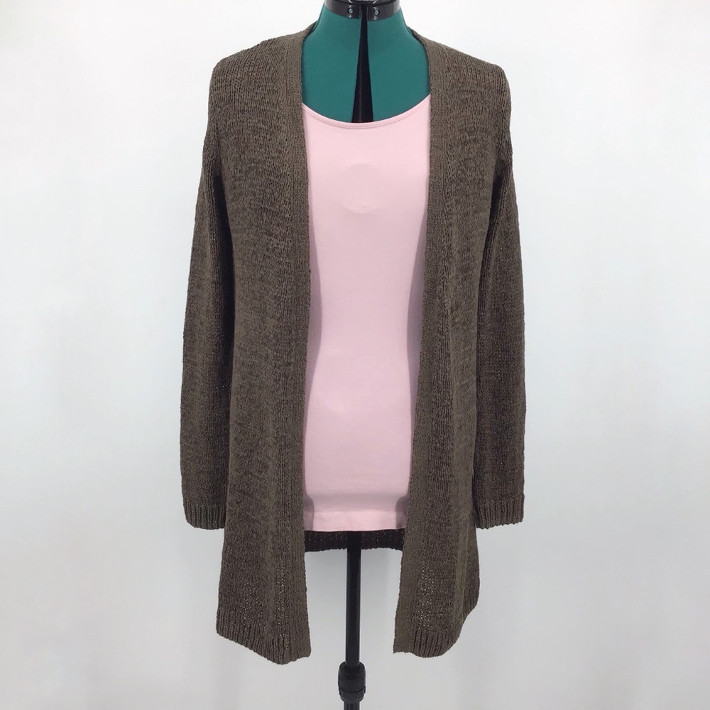 Moda International Loose Knit Open Cardigan, M